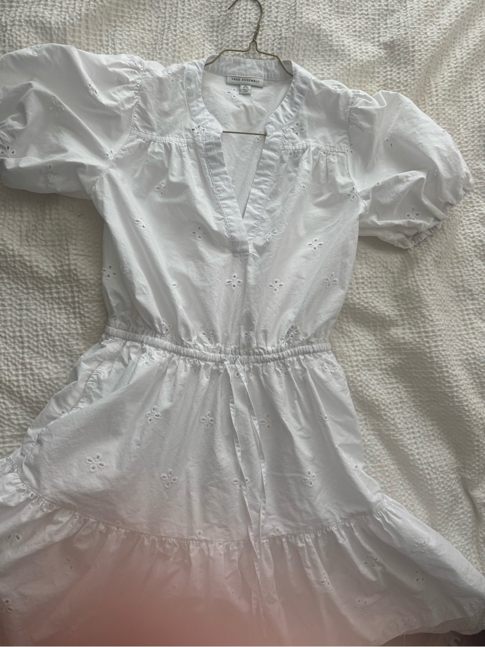 White Eyelet dress